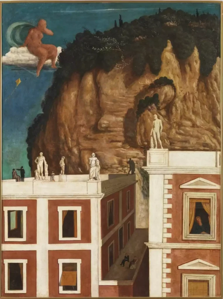 Giorgio de Chirico (Volo, 1888 - Roma, 1978) Villa romana 1922 Tempera su tela 101,5 x 75,5 cm MART 11226 Mart, Museo di arte moderna e contemporanea di Trento e Rovereto Collezione privata
