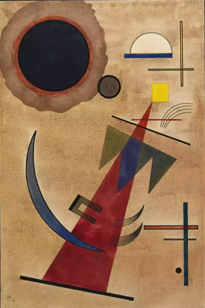 Vasilij Vasil'evič Kandinskij (Mosca, 1866 - Neuilly-sur-Seine, 1944) Rot in Spitzform 1925 Acquerello e china su carta 48,5 x 32,5 cm; MART 2178 Mart, Museo di arte moderna e contemporanea di Trento e Rovereto Collezione L.F.